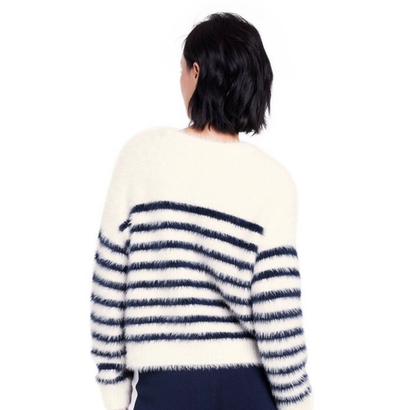 La Ligne x Target Fuzzy Yarn Striped Crewneck Sweater - Picture 2 of 3